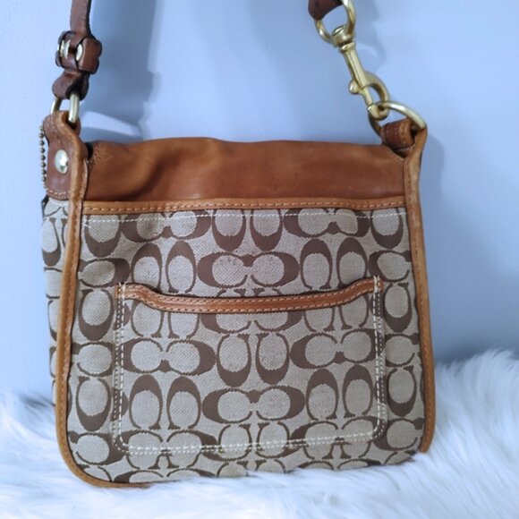 Coach Bleecker Legacy Signature C Shoulder Bag 2007 style 11434 - Picture 5 of 13